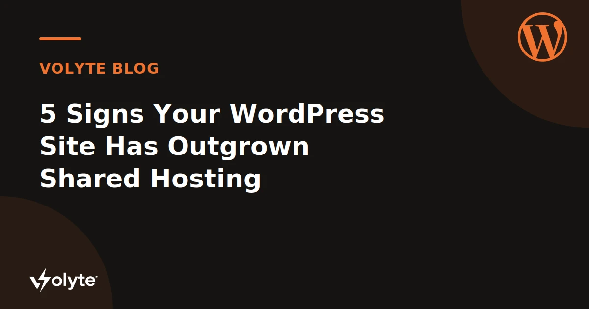 Blog post image for 5 Signs Wordpress Needs Managed Hosting