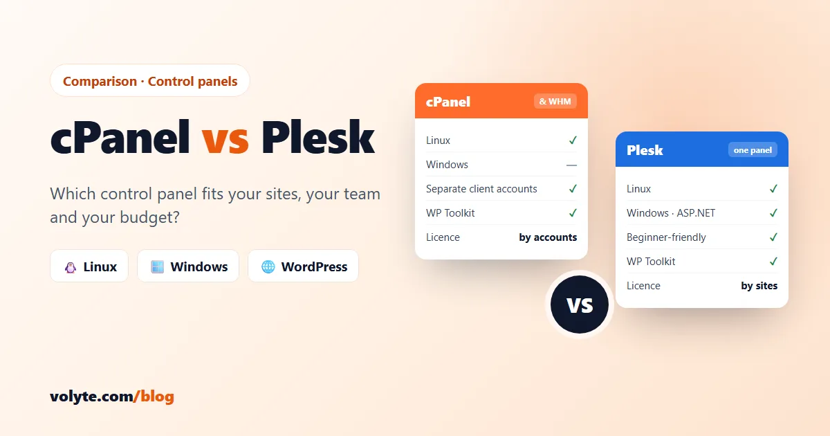 cPanel vs Plesk: Which Control Panel Should You Choose?